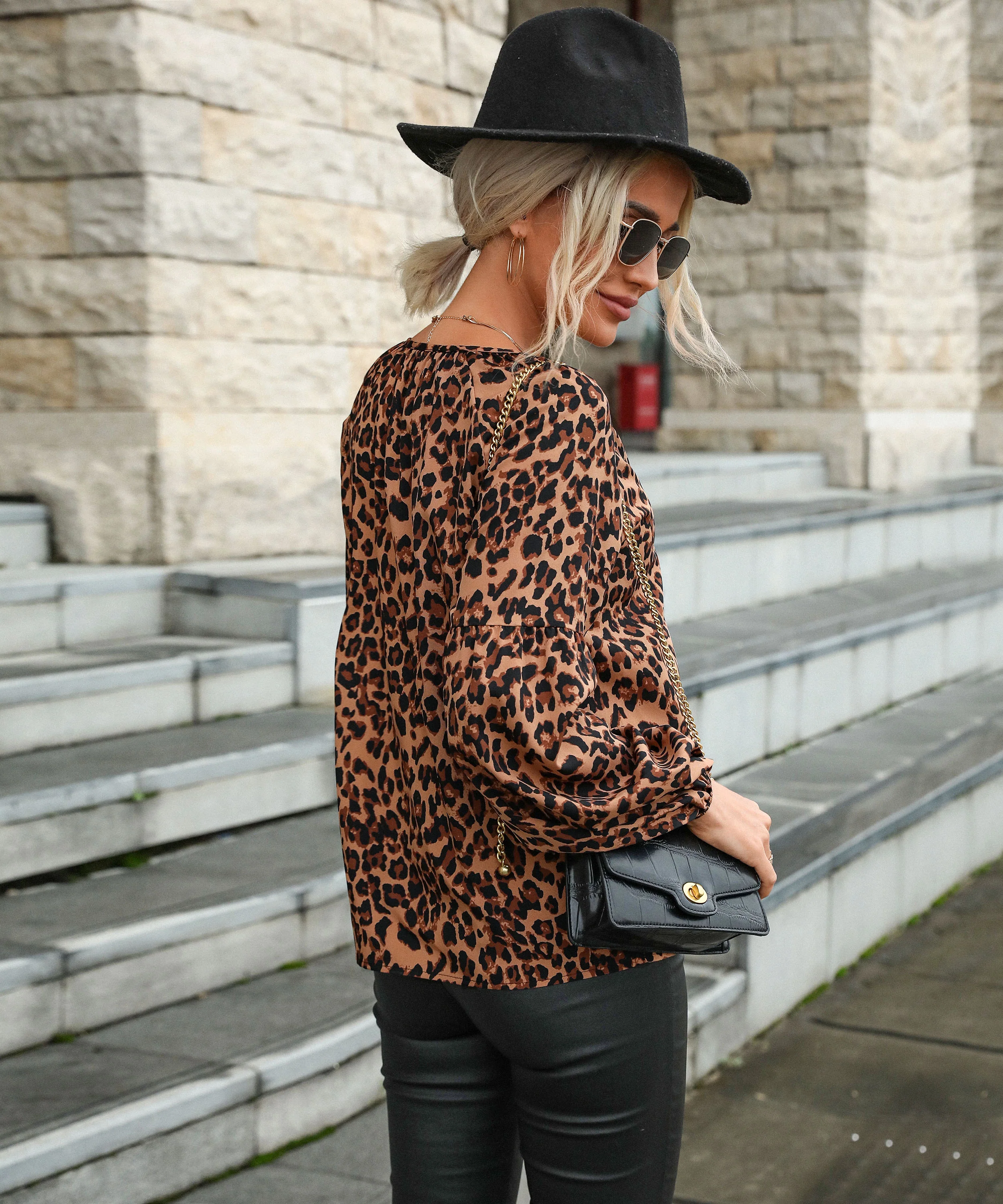 RATTEN SHIRT TOP - ANIMAL PRINT - Image 5