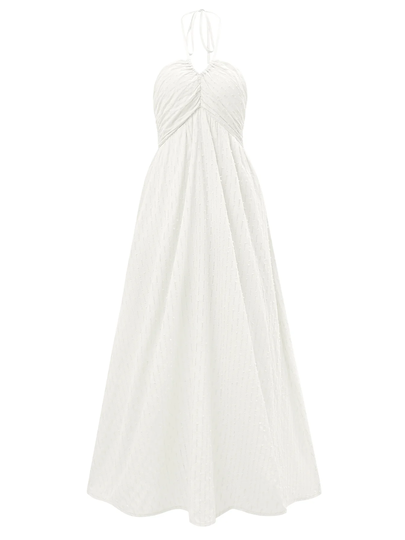 Reservation For Two Halter Maxi Dress - White - Image 7