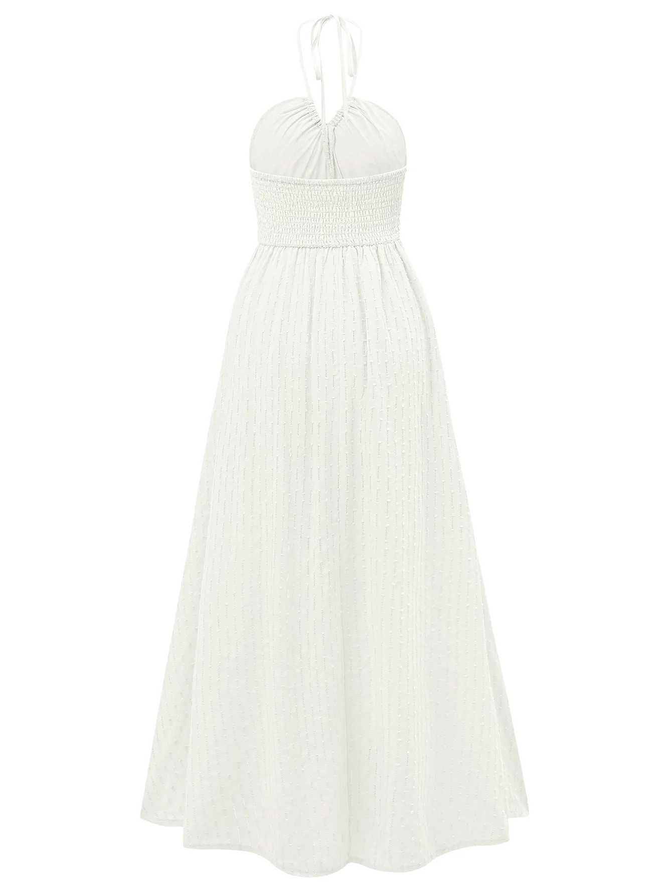 Reservation For Two Halter Maxi Dress - White - Image 8