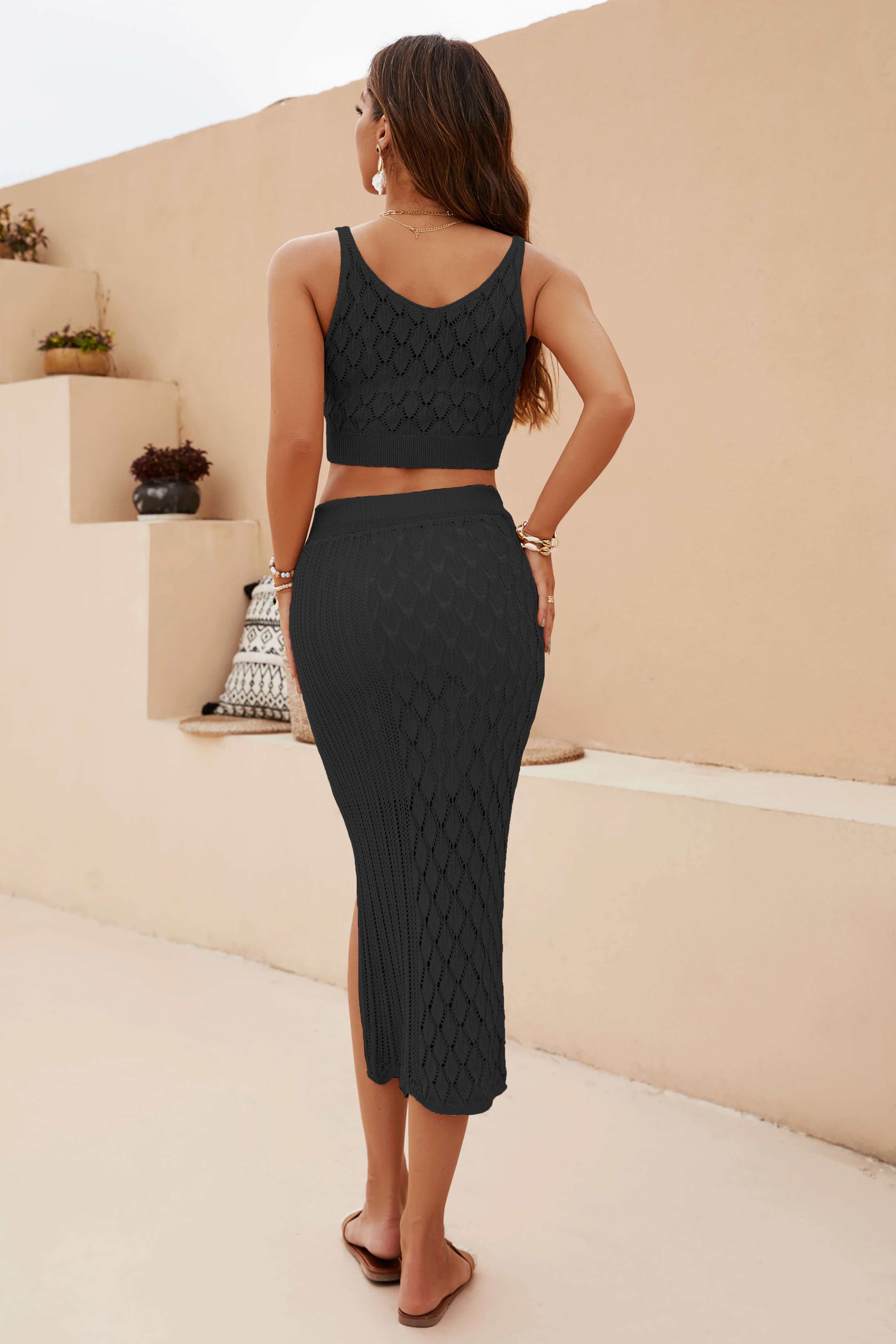Resort Stay Crochet Knit Matching Set - Image 7