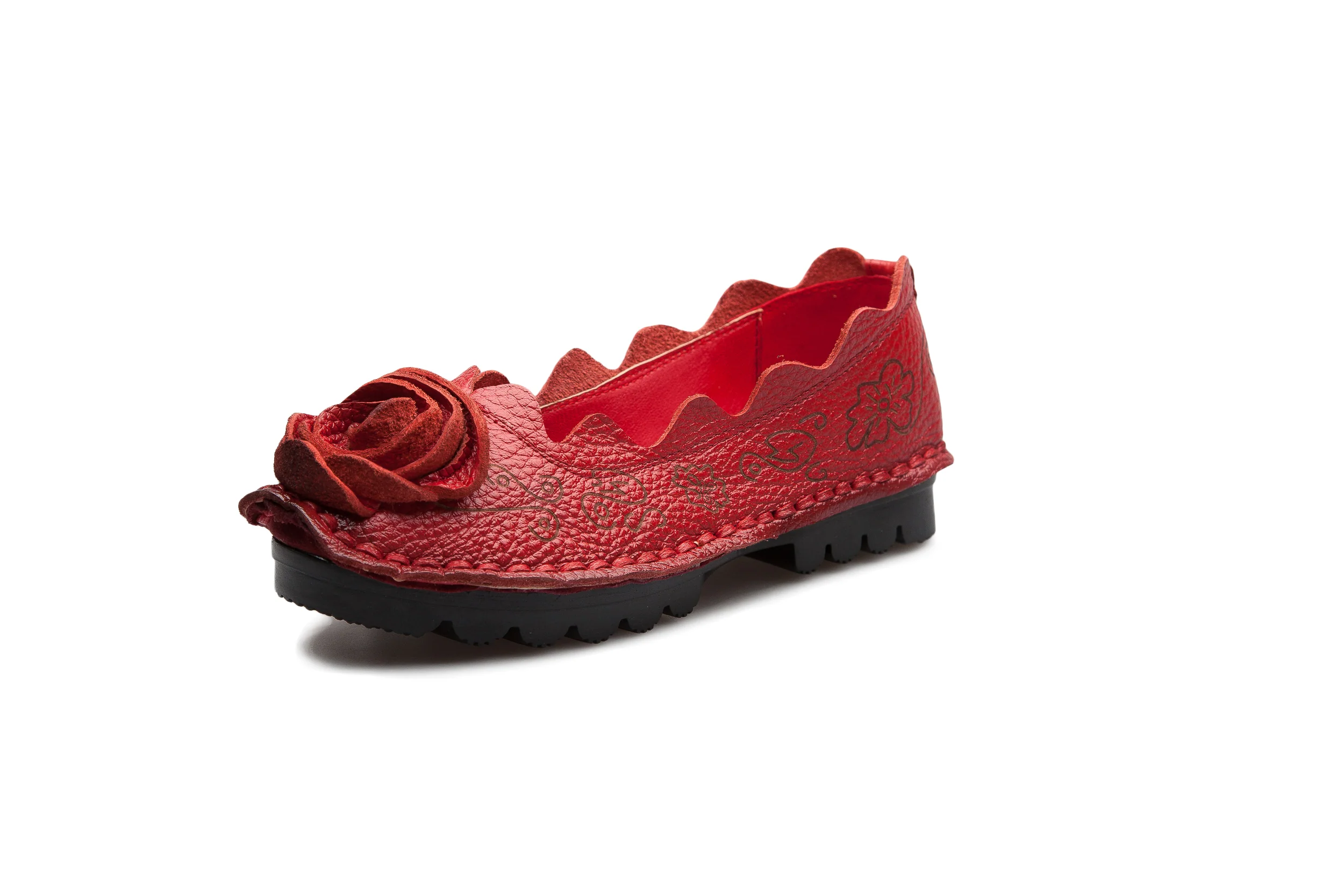 Rose Bow Head-Accent Loafers - Rumour Has It - Image 6