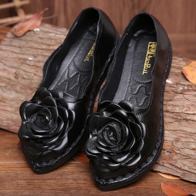 Rumour Has It | Rose Head Tassel-Accent Joyce Loafers - Image 6