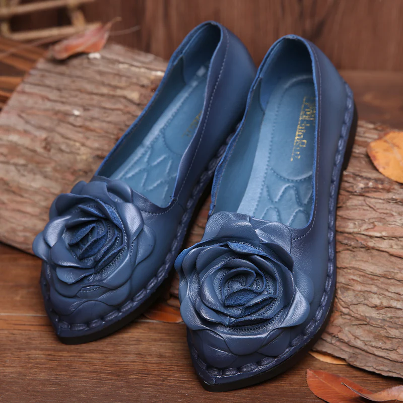 Rumour Has It | Rose Head Tassel-Accent Joyce Loafers - Image 7