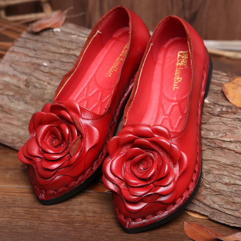 Rumour Has It | Rose Head Tassel-Accent Joyce Loafers - Image 8