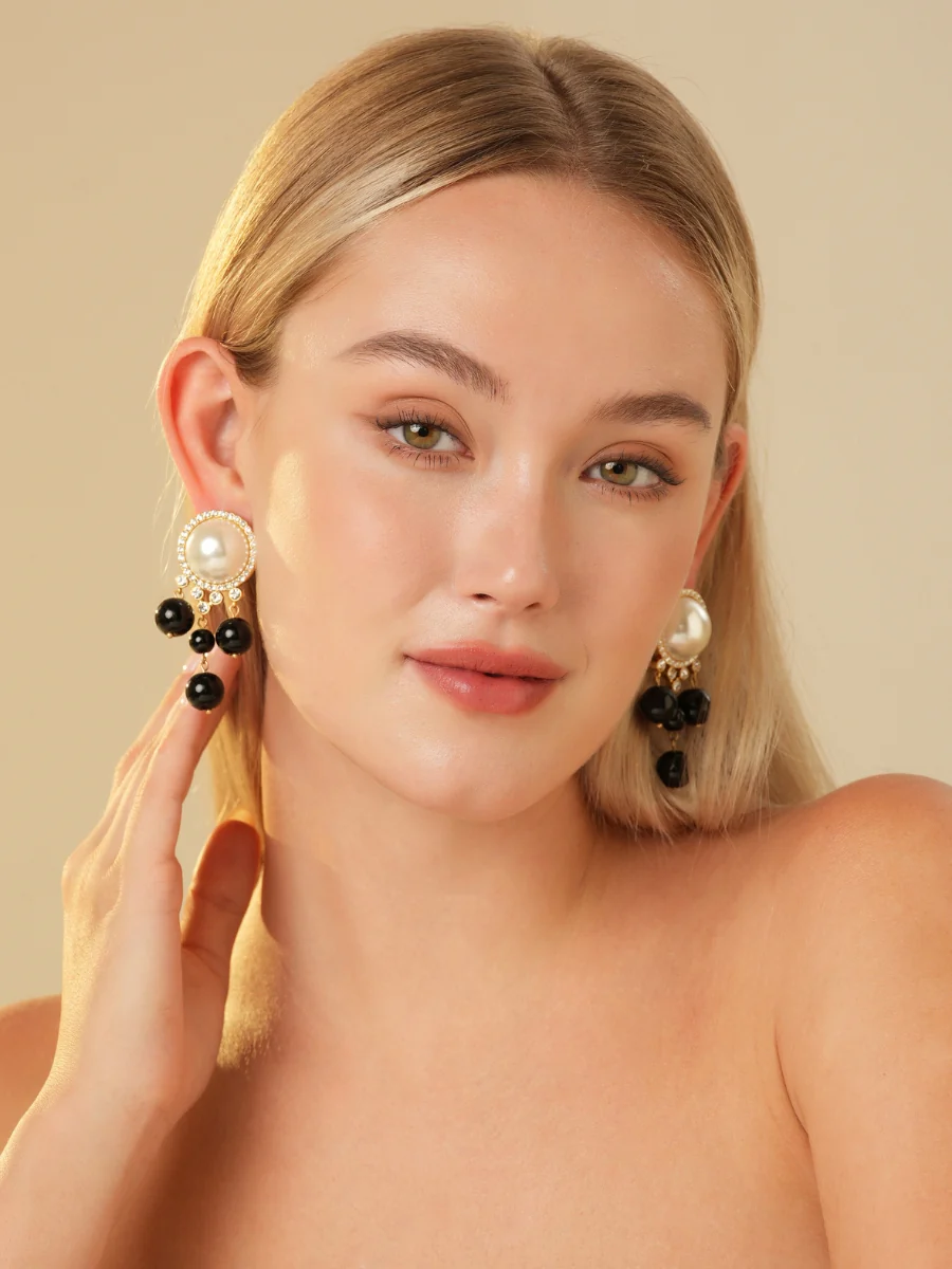 Royal Palace French Pearl Drop Earrings - Image 5