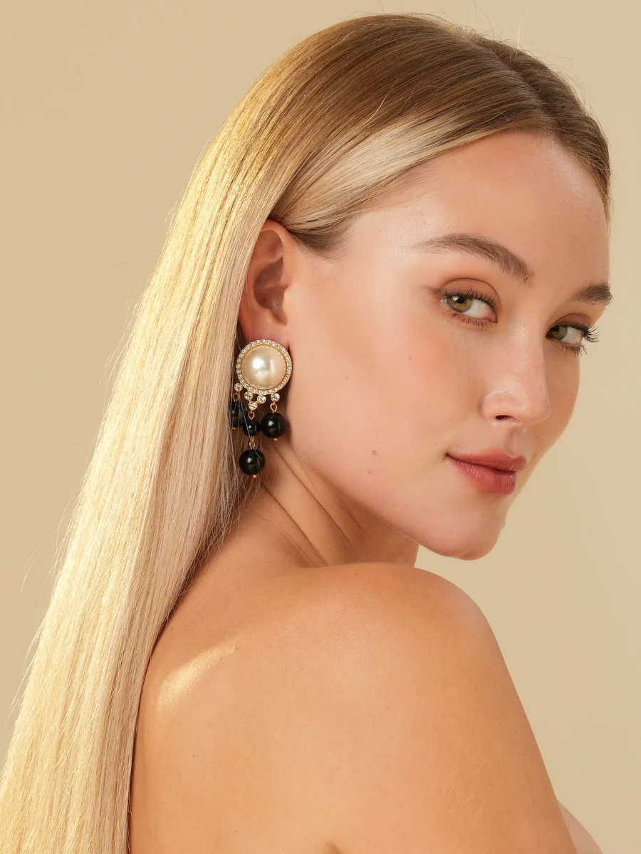 Royal Palace French Pearl Drop Earrings - Image 6
