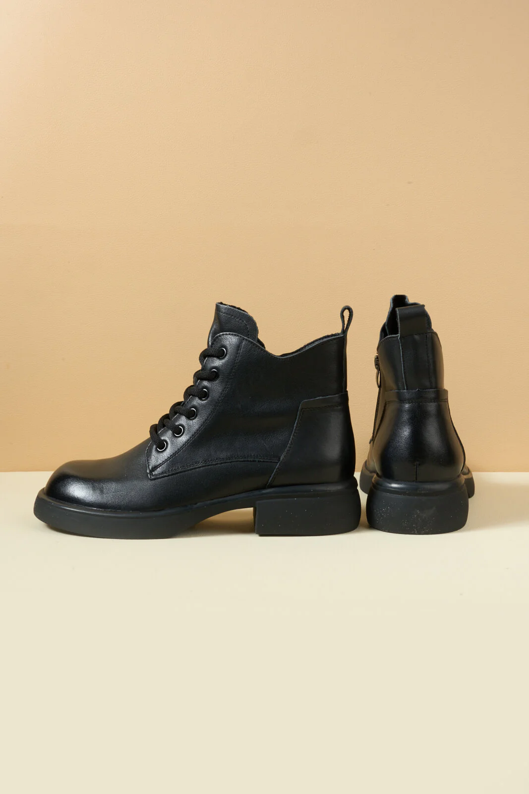 Rumour Has It | Brycen II Leather Combat Boot - black - Image 11