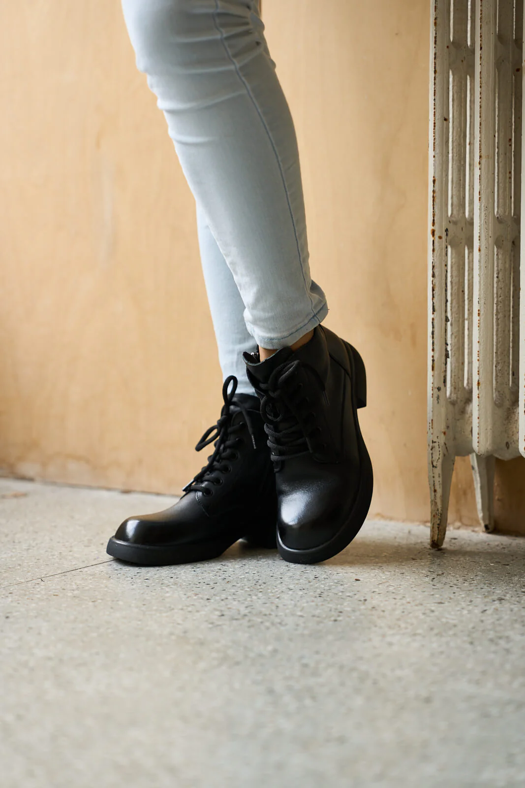 Rumour Has It | Brycen II Leather Combat Boot - black - Image 6