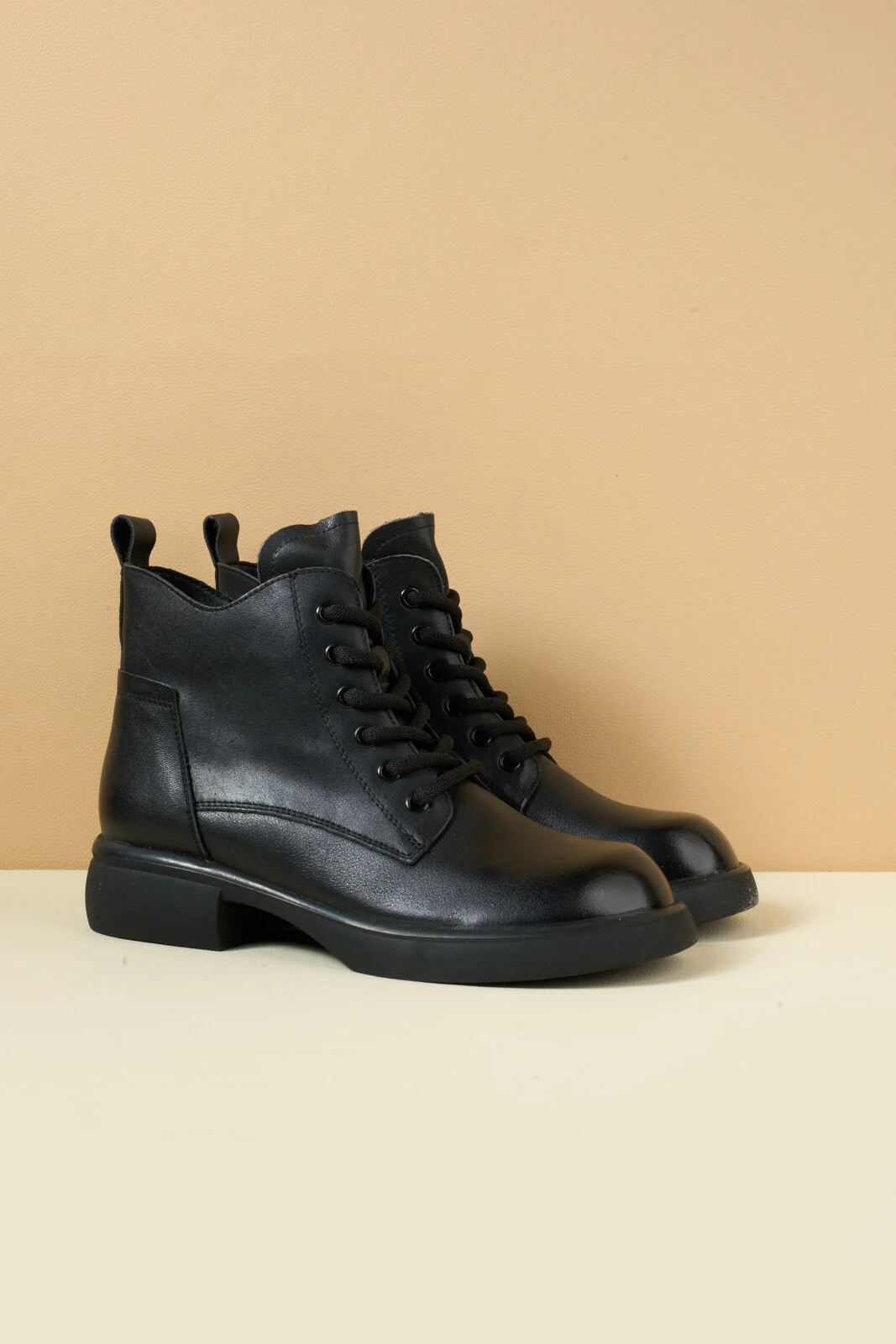Rumour Has It | Brycen II Leather Combat Boot - black - Image 8