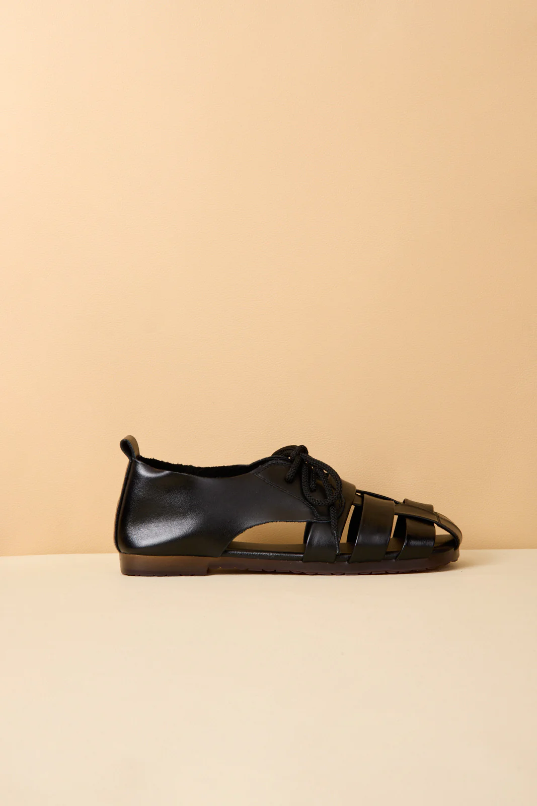 Rumour Has It | Daybreaker Leather Woven Sandal - Black - Image 9