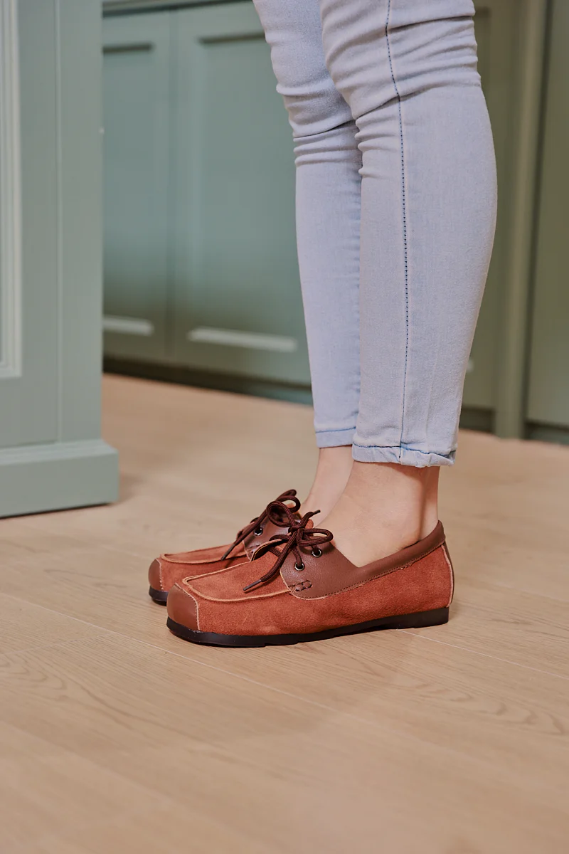 Rumour Has It | Destra Suede Moccasin - Brown - Image 3