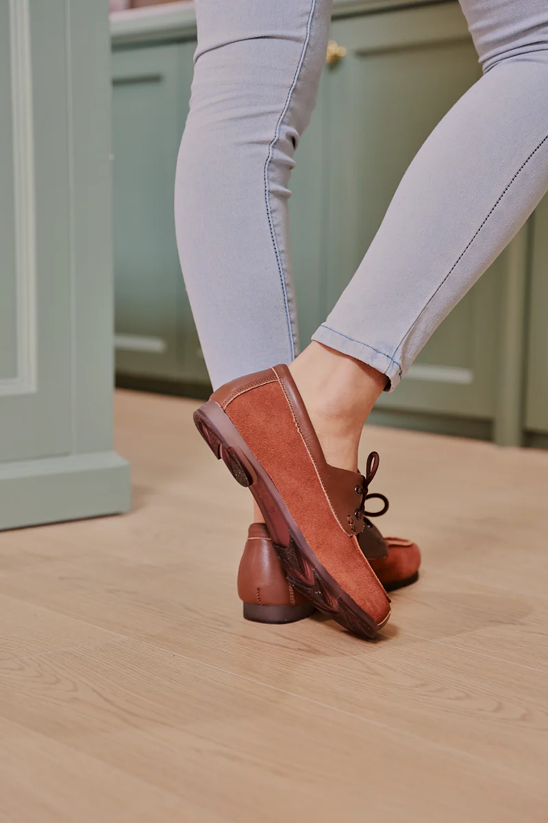 Rumour Has It | Destra Suede Moccasin - Brown - Image 6