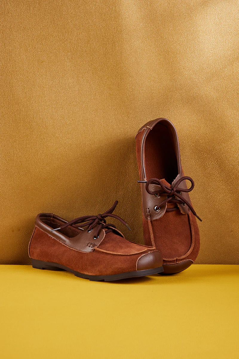 Rumour Has It | Destra Suede Moccasin - Brown - Image 8
