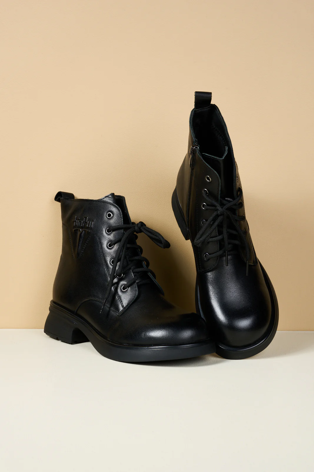 Rumour Has It | Filip Combat Ankle Leather Boots - Image 10