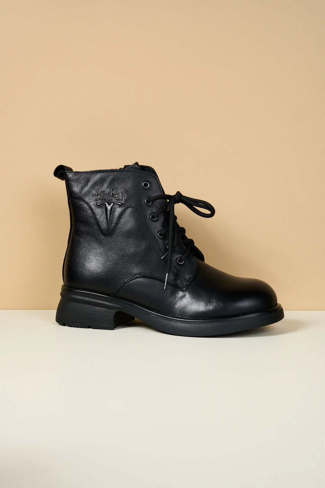 Rumour Has It | Filip Combat Ankle Leather Boots - Image 11