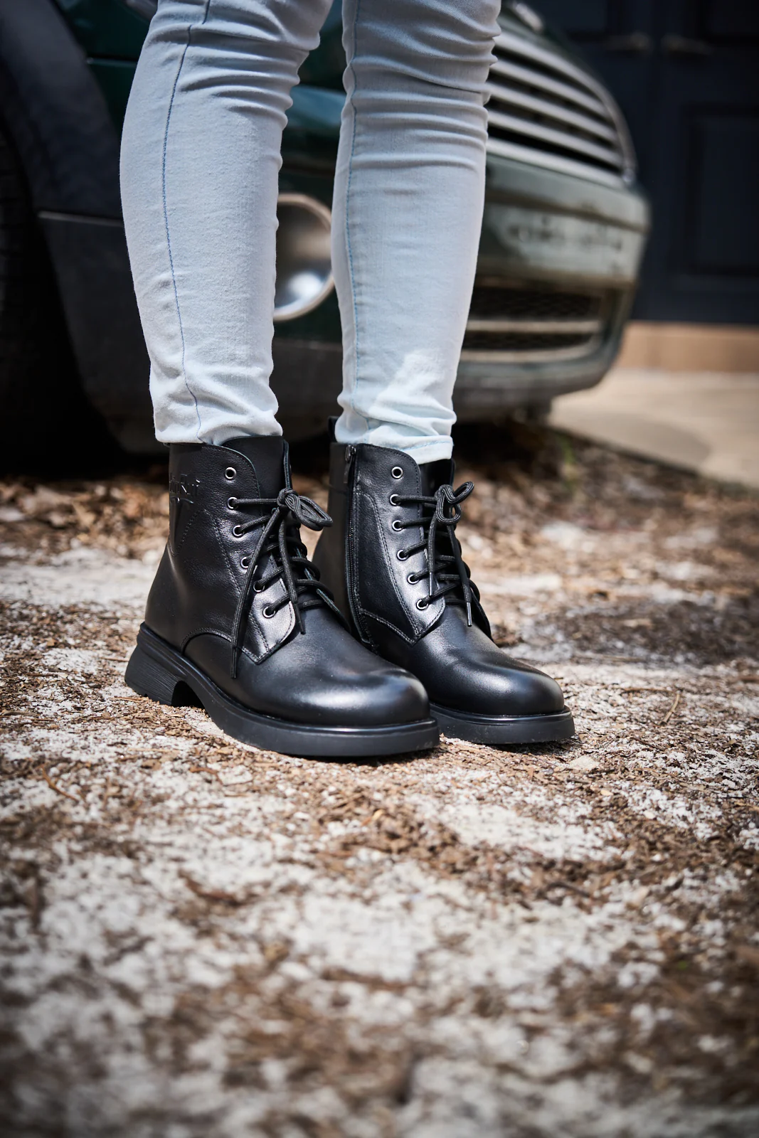 Rumour Has It | Filip Combat Ankle Leather Boots - Image 3