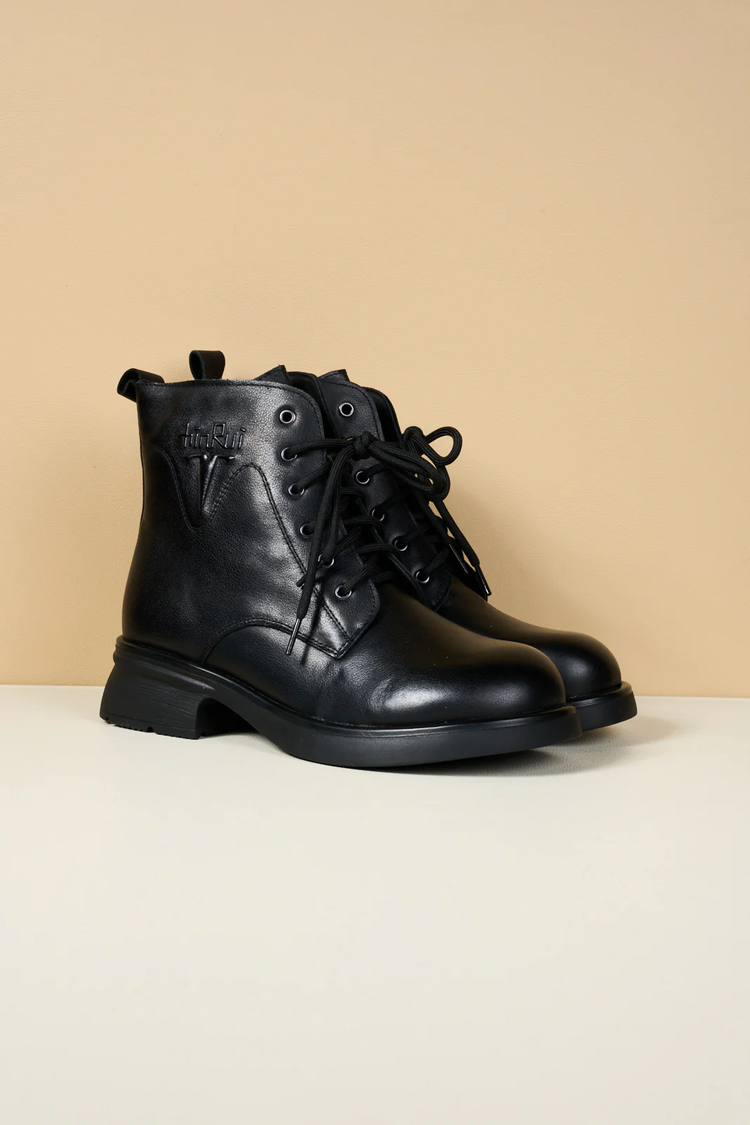 Rumour Has It | Filip Combat Ankle Leather Boots - Image 9