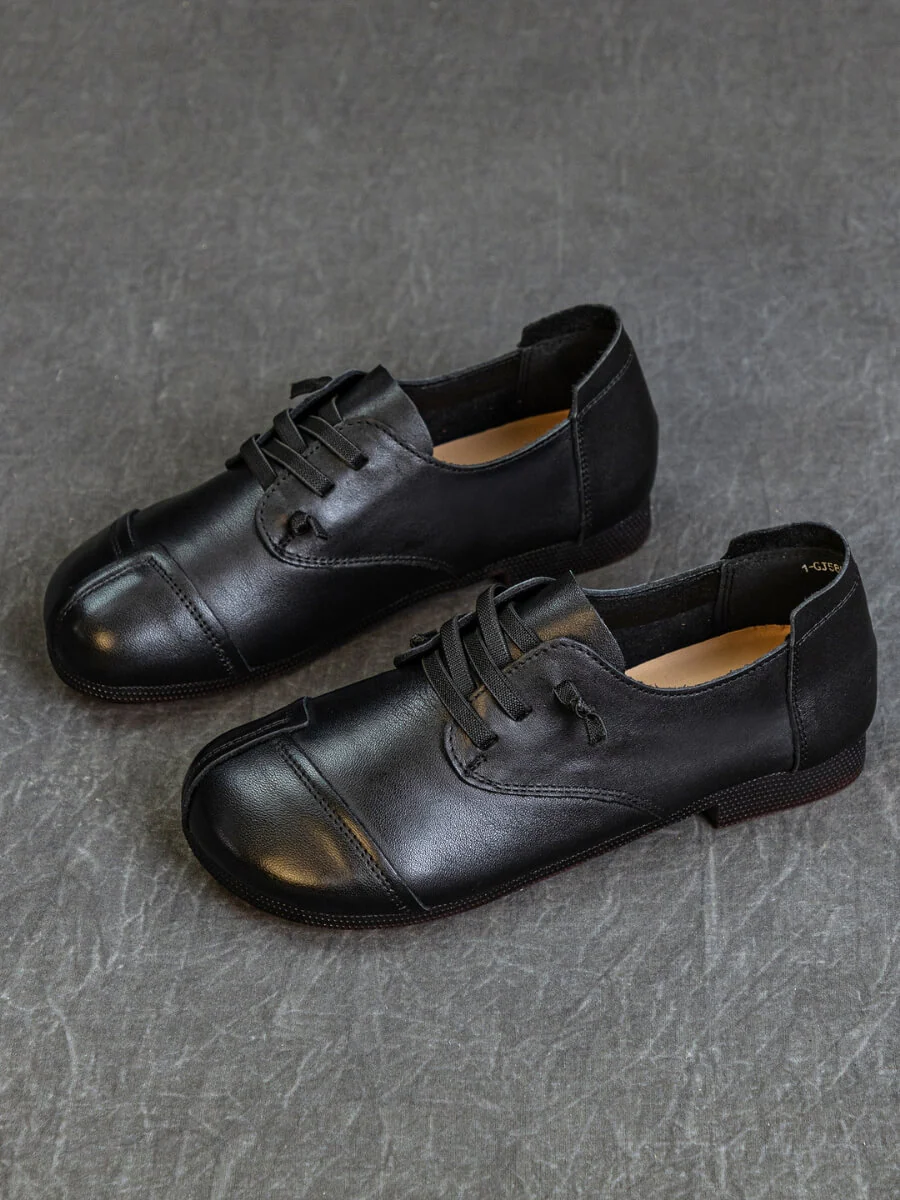Rumour Has It | Marlah Patch Upper Leather Loafer - black - Image 2