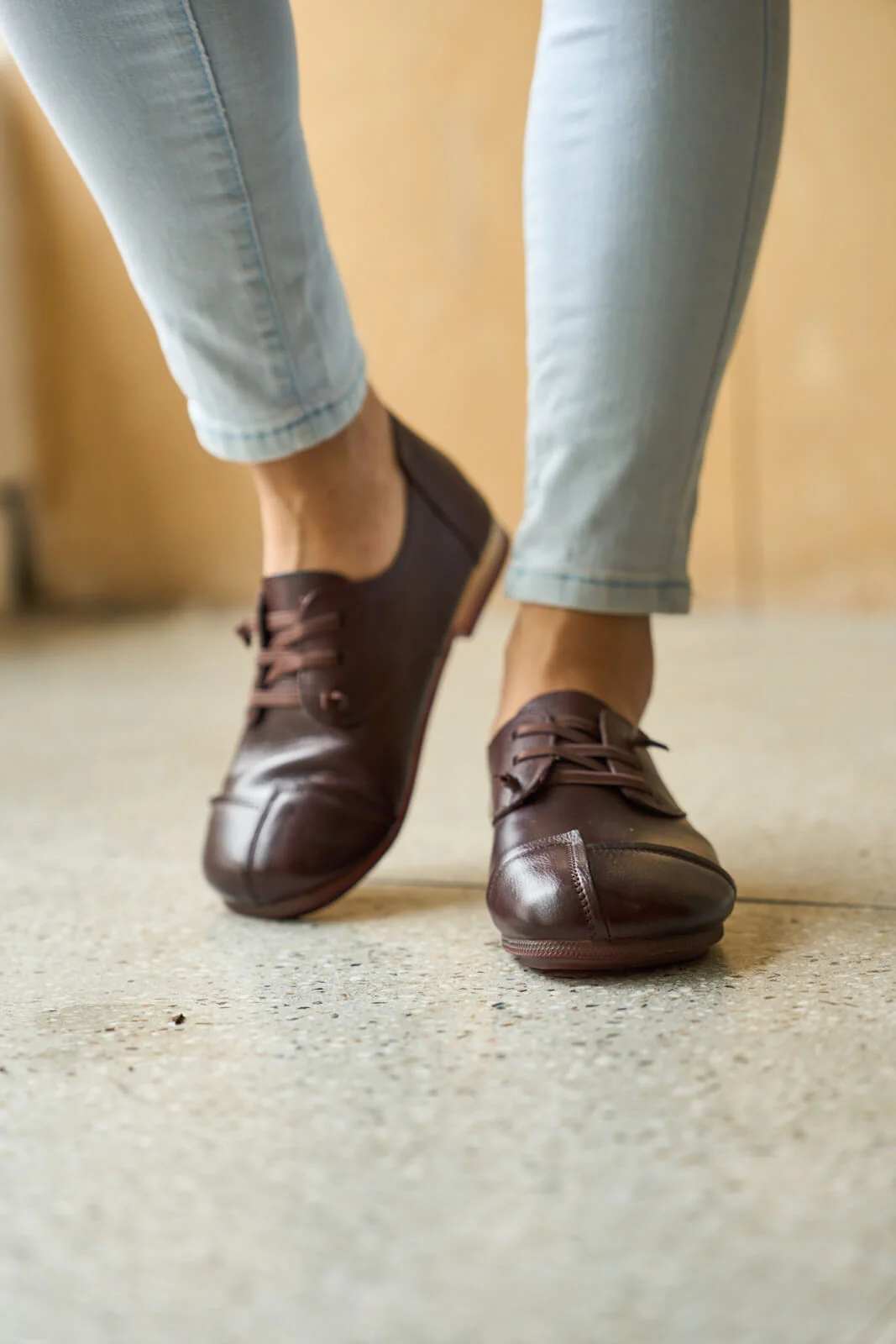 Rumour Has It | Marlah Patch Upper Leather Loafer - brown - Image 2