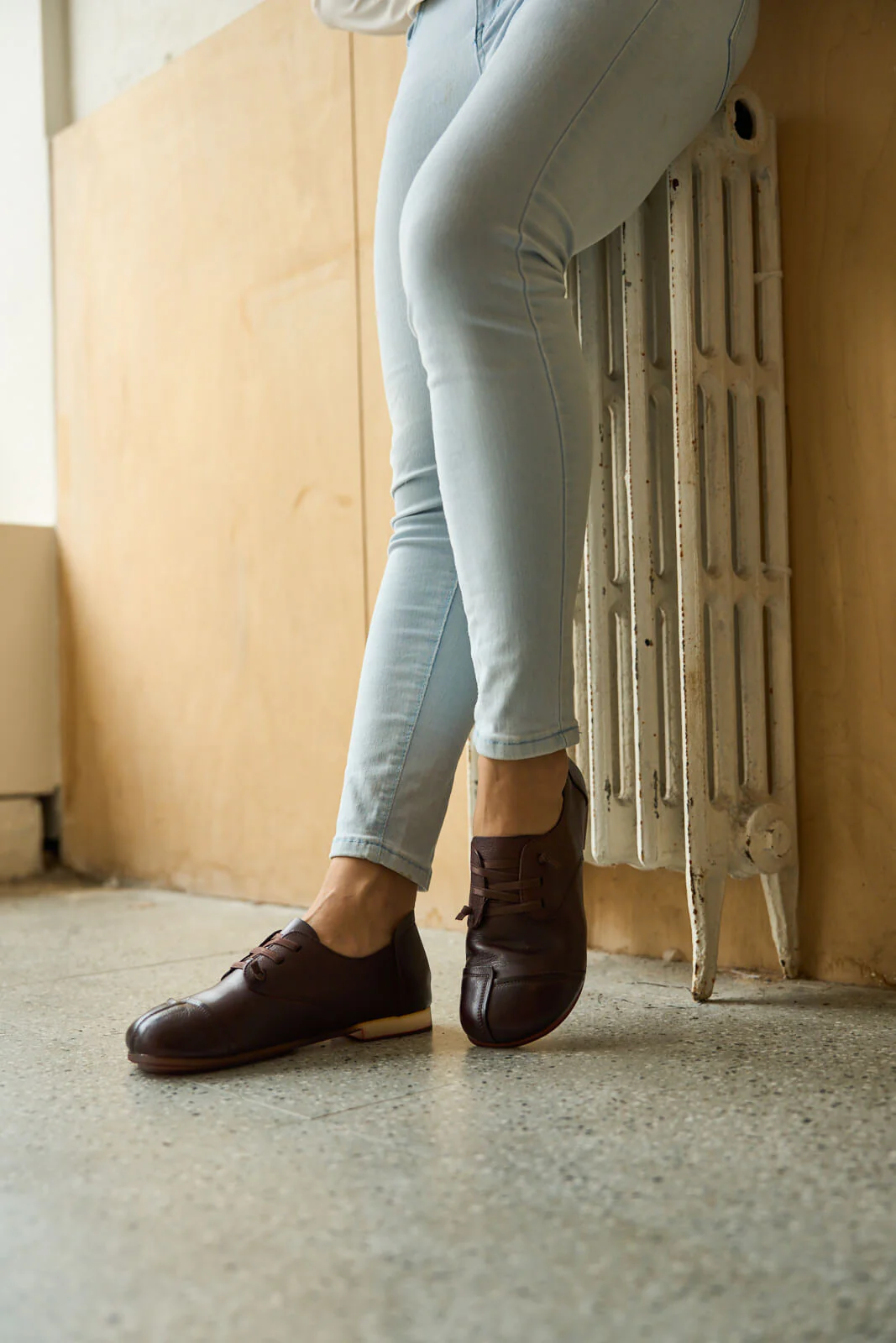 Rumour Has It | Marlah Patch Upper Leather Loafer - brown - Image 6
