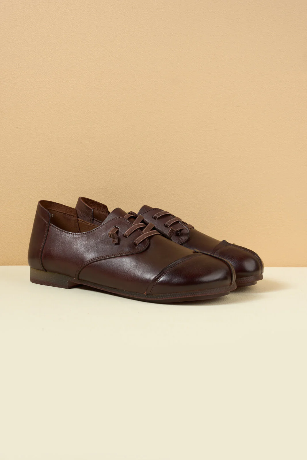 Rumour Has It | Marlah Patch Upper Leather Loafer - brown - Image 7