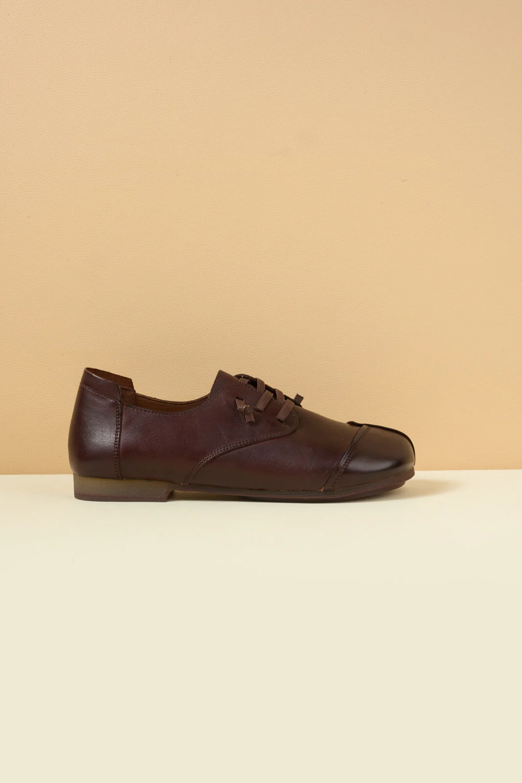 Rumour Has It | Marlah Patch Upper Leather Loafer - brown - Image 9