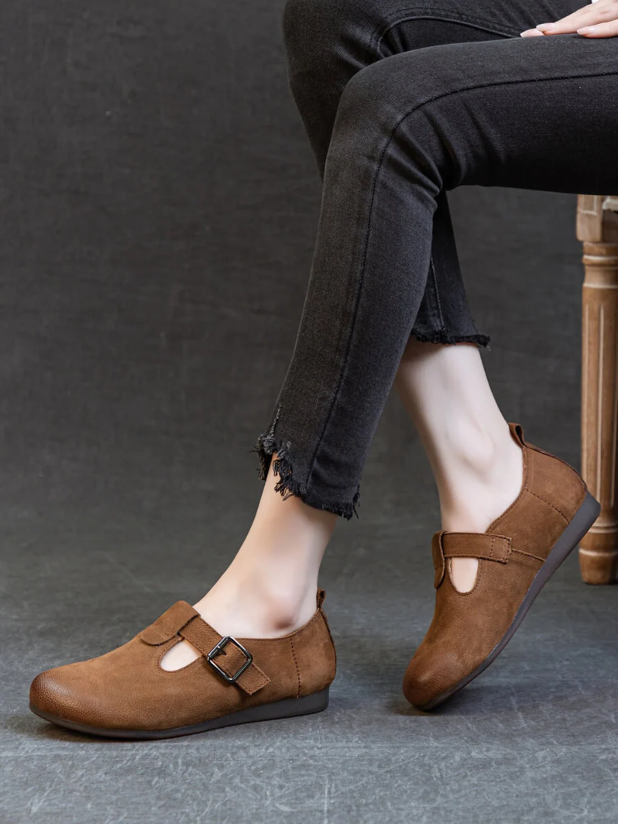 Rumour Has It | Marley Leather Clog - brown - Image 6