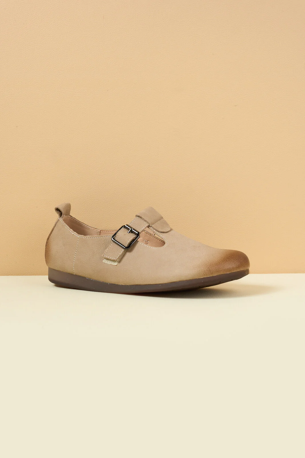 Rumour Has It | Marley Leather Clog - khaki - Image 12