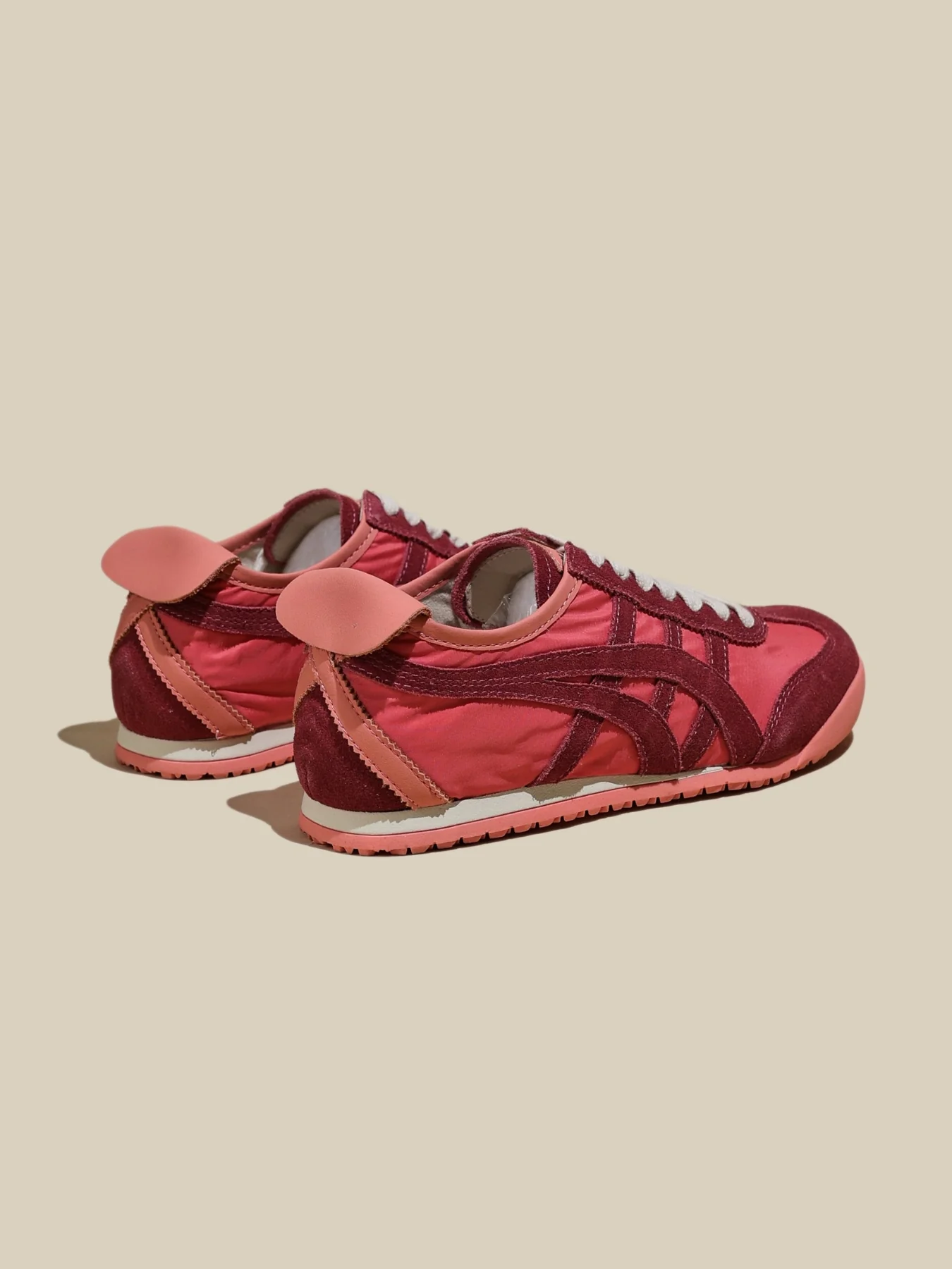 Rumour Has It | Maxine Contrast Strap Leather Sneaker - red - Image 7