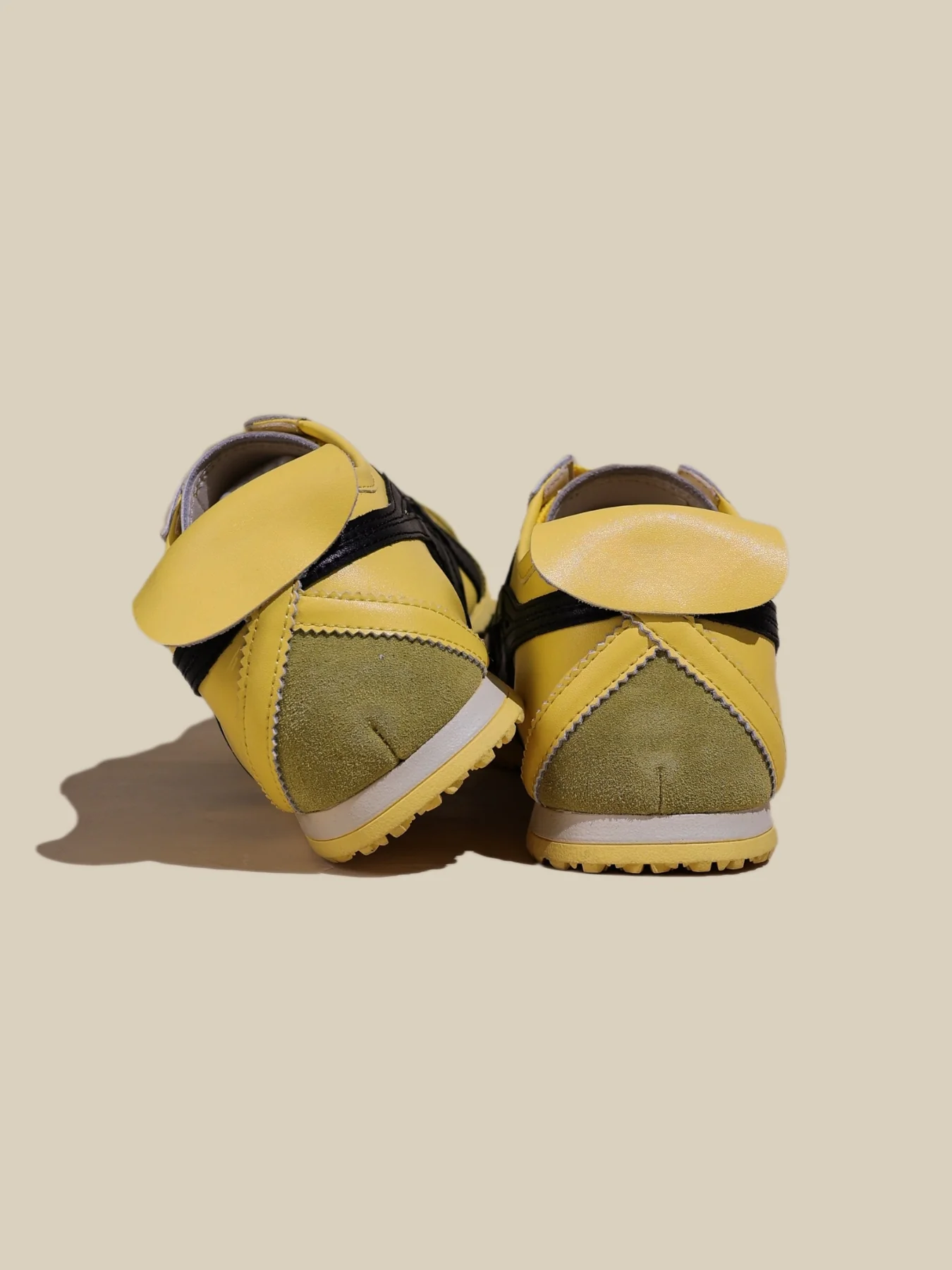 Rumour Has It | Maxine Contrast Strap Leather Sneaker - yellow - Image 7