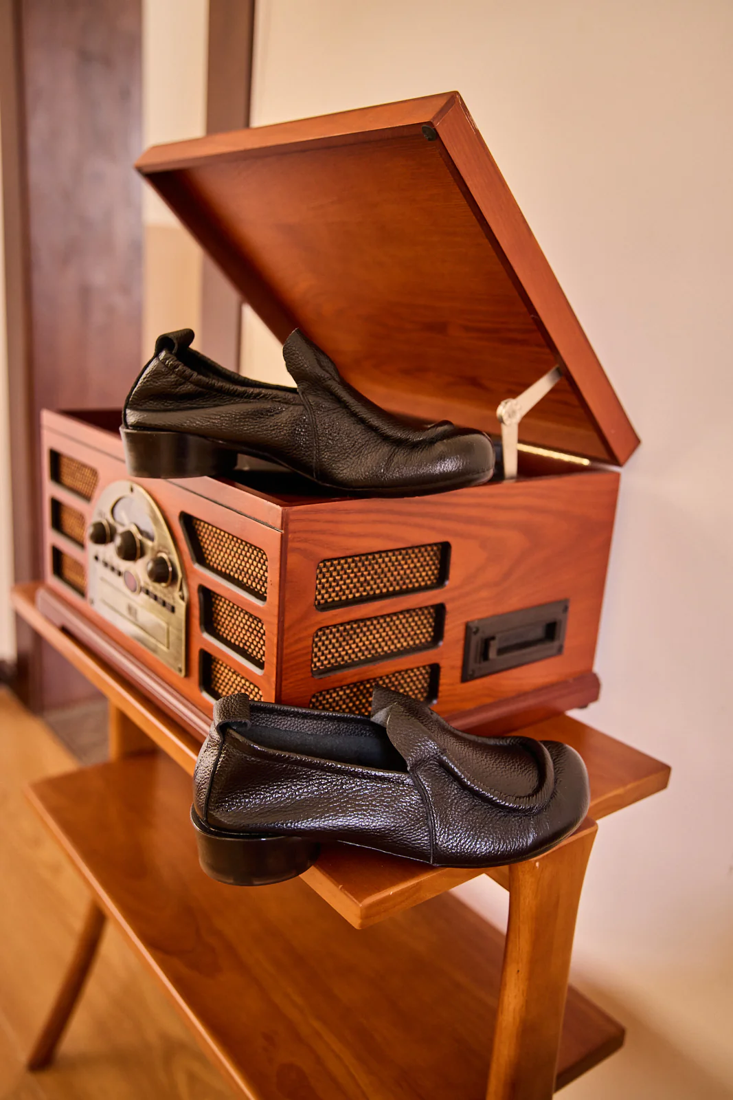 Rumour Has It | Nolita Leather Loafer - Black - Image 6
