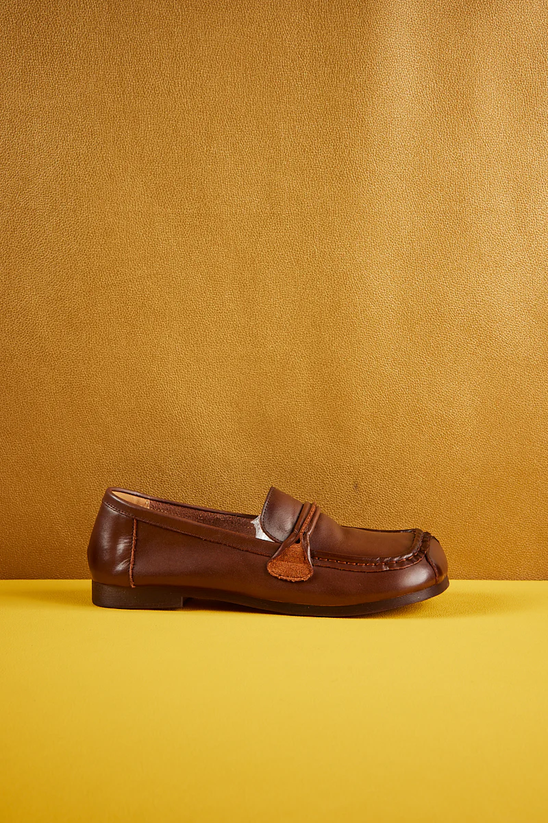 Rumour Has It | Serious Leisure Leather Loafer - Brown - Image 11
