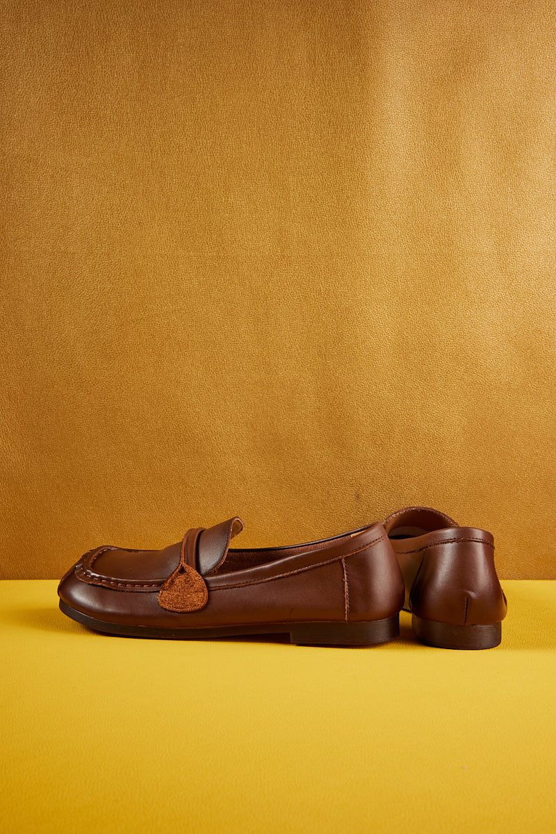 Rumour Has It | Serious Leisure Leather Loafer - Brown - Image 12