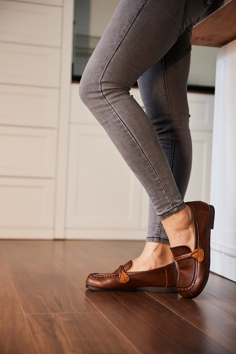 Rumour Has It | Serious Leisure Leather Loafer - Brown - Image 8