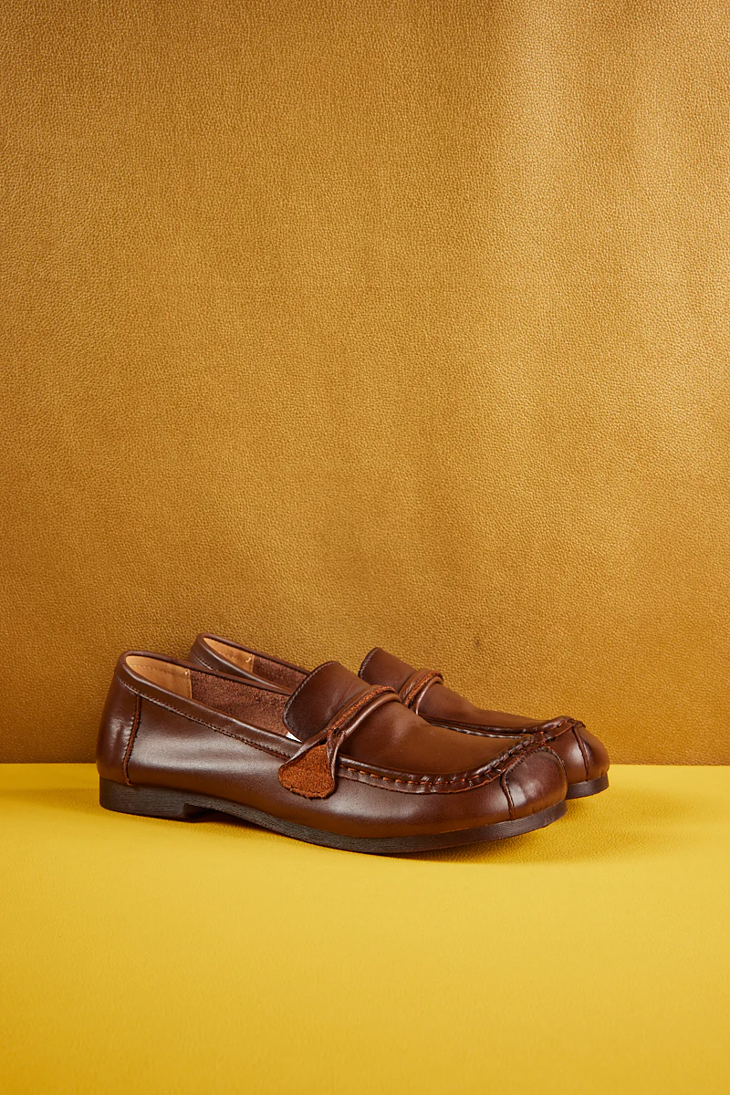 Rumour Has It | Serious Leisure Leather Loafer - Brown - Image 9