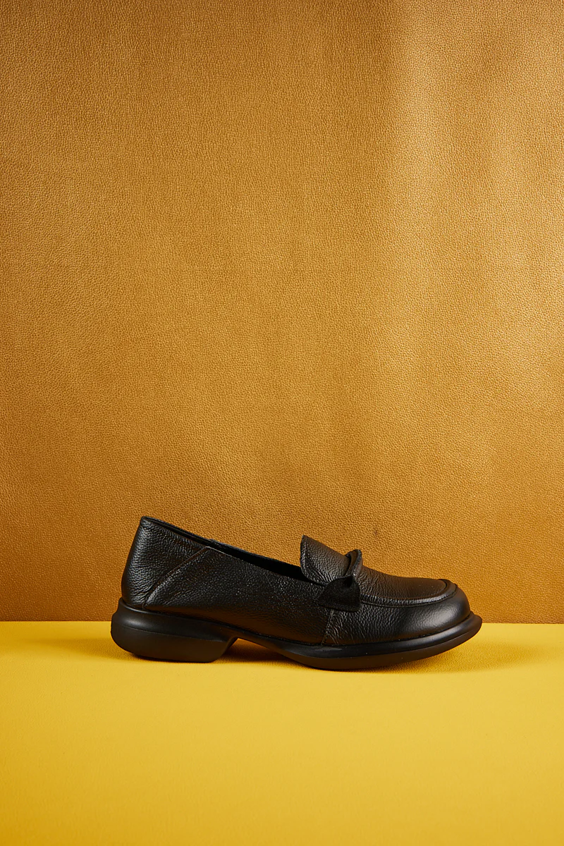 Rumour Has It | Simple Your Way Leather Loafer - Black - Image 10