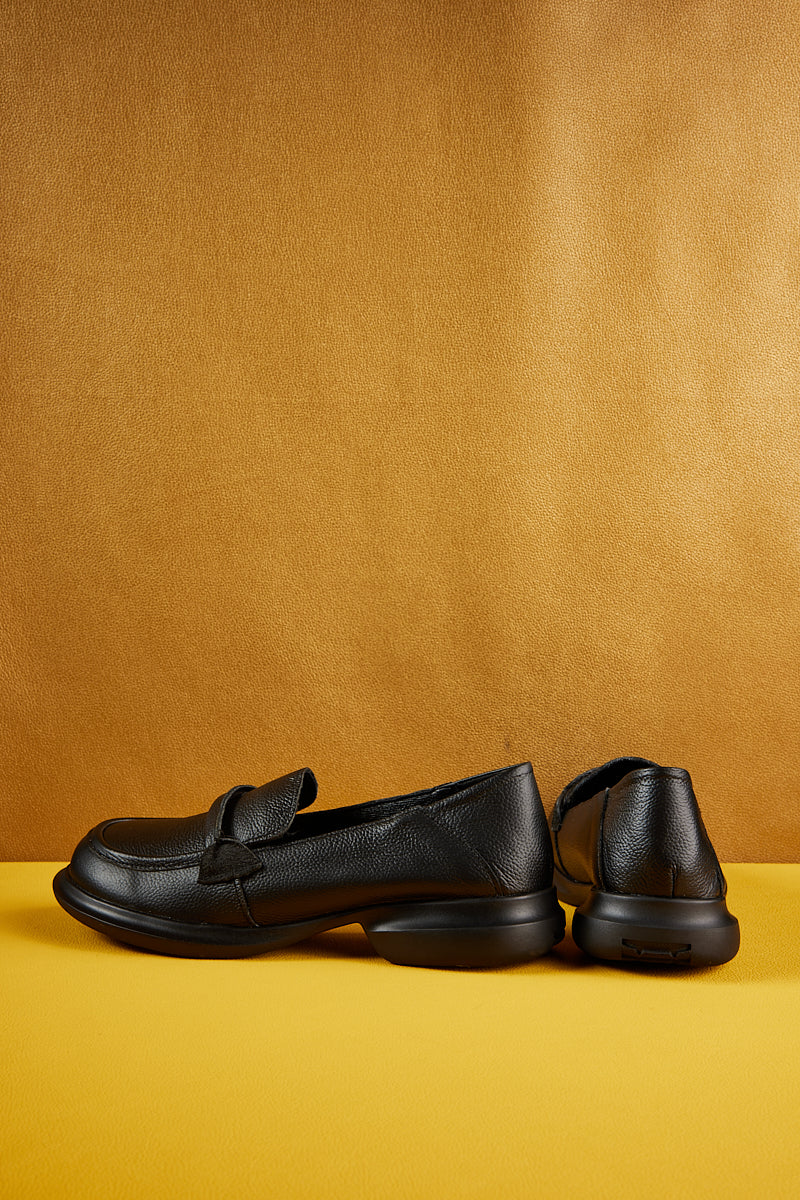 Rumour Has It | Simple Your Way Leather Loafer - Black - Image 11