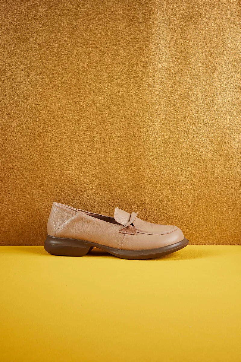 Rumour Has It | Simple Your Way Leather Loafer - Neutral - Image 10