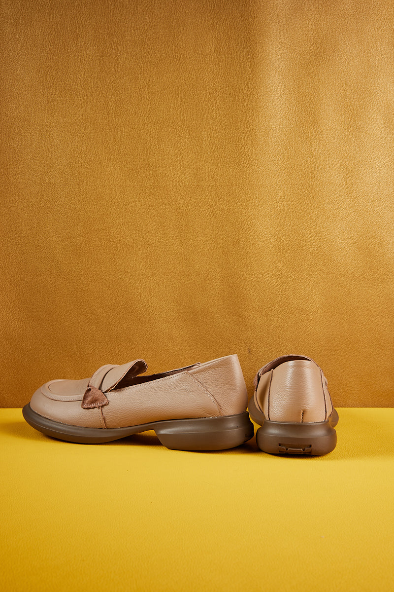 Rumour Has It | Simple Your Way Leather Loafer - Neutral - Image 11