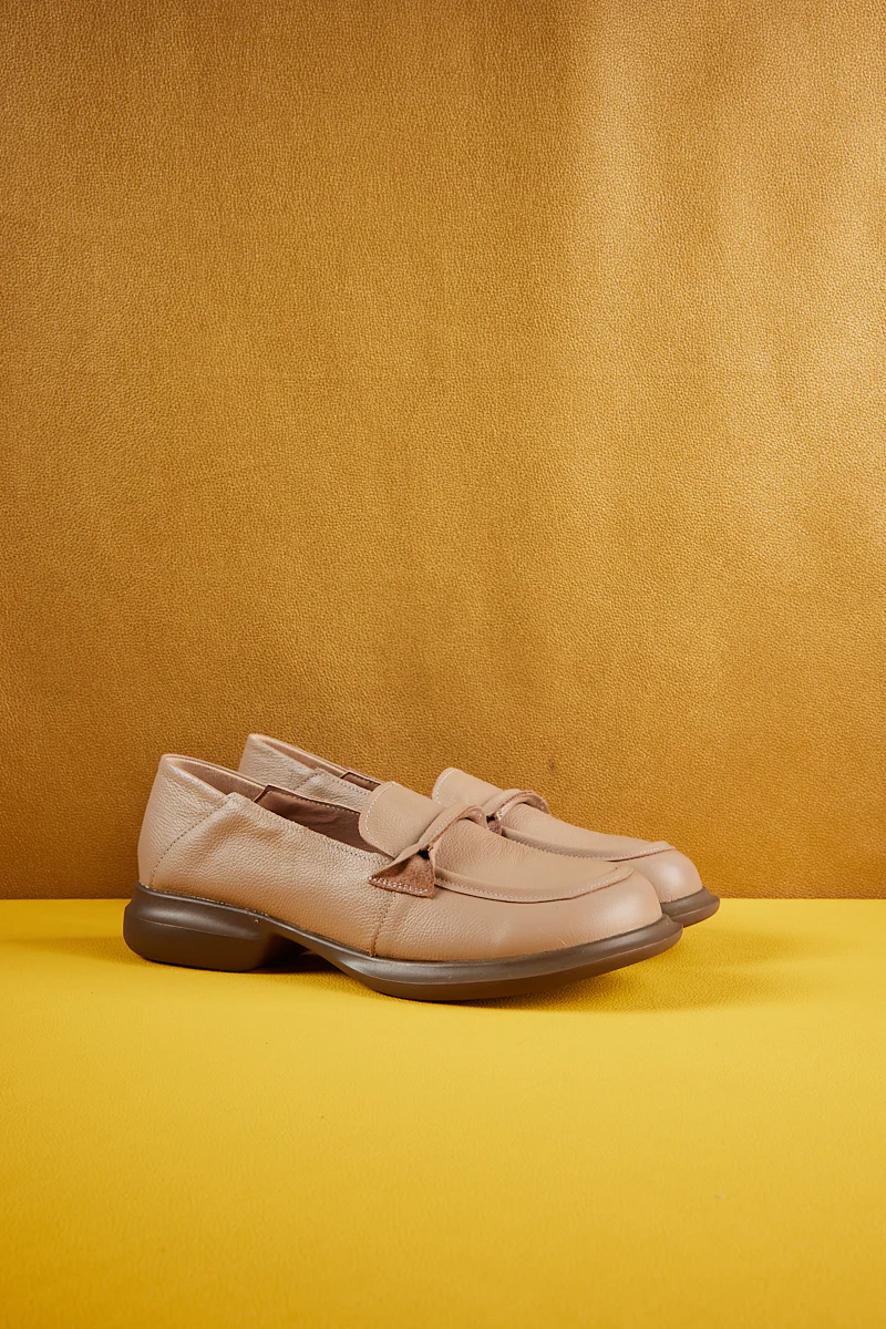 Rumour Has It | Simple Your Way Leather Loafer - Neutral - Image 8