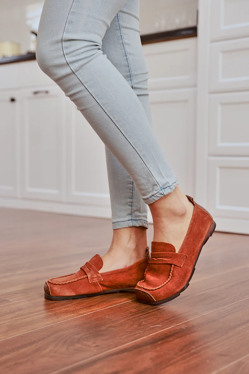 Rumour Has It | Walk It Suede Moccasin Loafer - Brown - Image 2