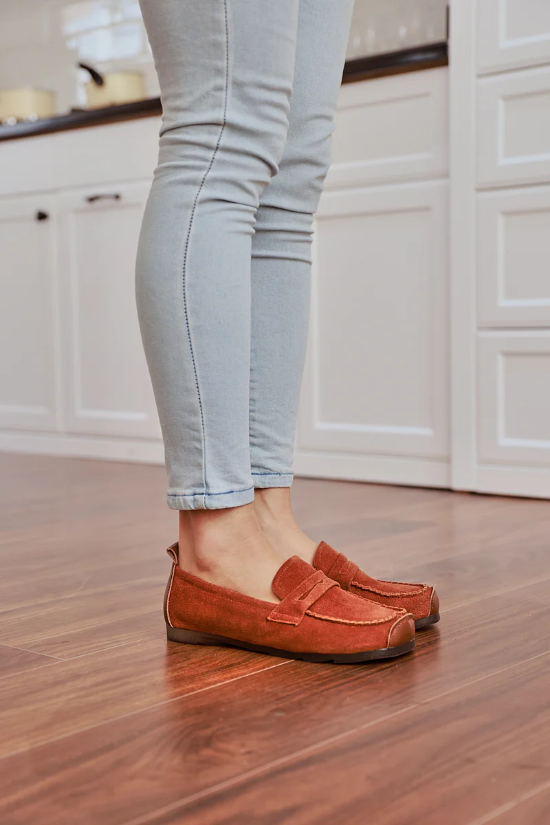Rumour Has It | Walk It Suede Moccasin Loafer - Brown - Image 3