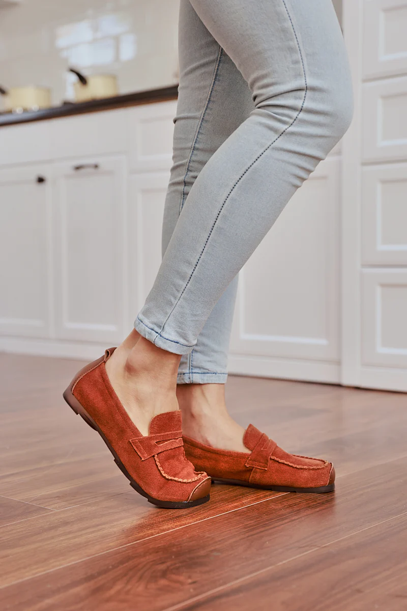 Rumour Has It | Walk It Suede Moccasin Loafer - Brown - Image 4