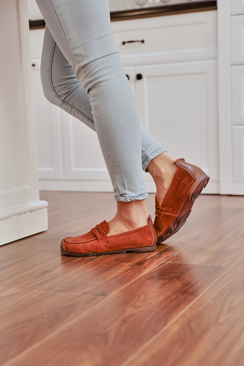 Rumour Has It | Walk It Suede Moccasin Loafer - Brown - Image 5