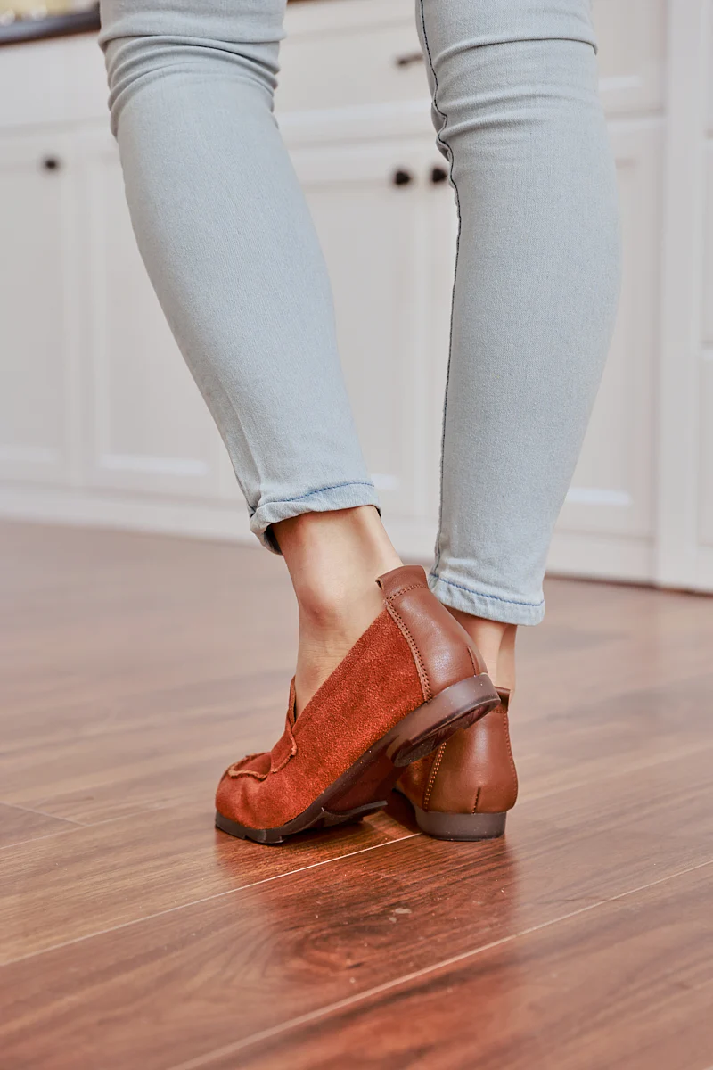 Rumour Has It | Walk It Suede Moccasin Loafer - Brown - Image 6