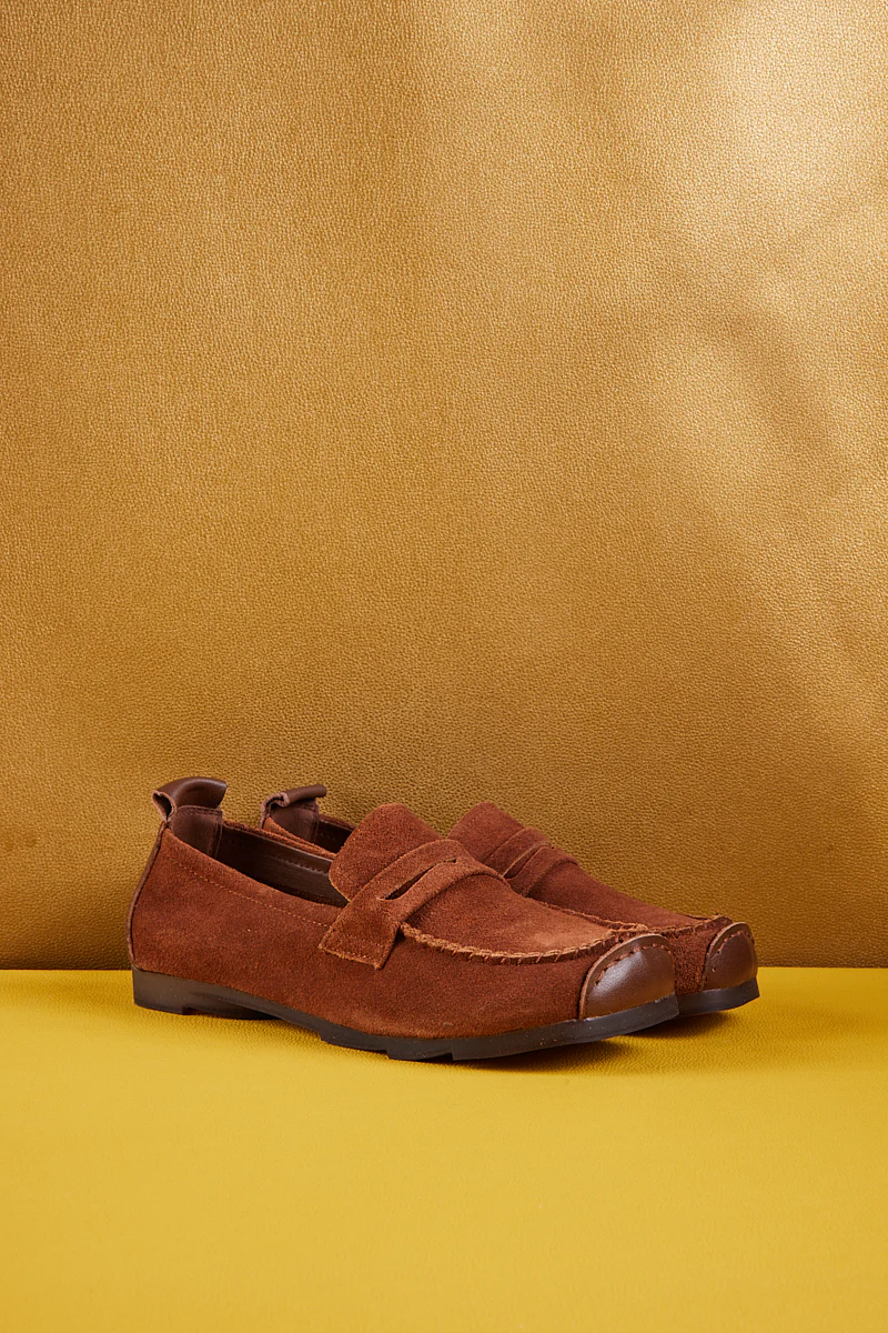Rumour Has It | Walk It Suede Moccasin Loafer - Brown - Image 8