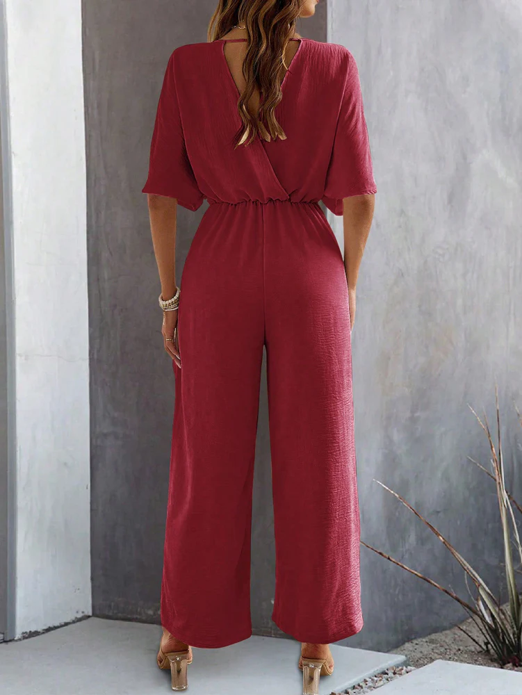 Sangria Sway Wide Leg Jumpsuit - Image 10