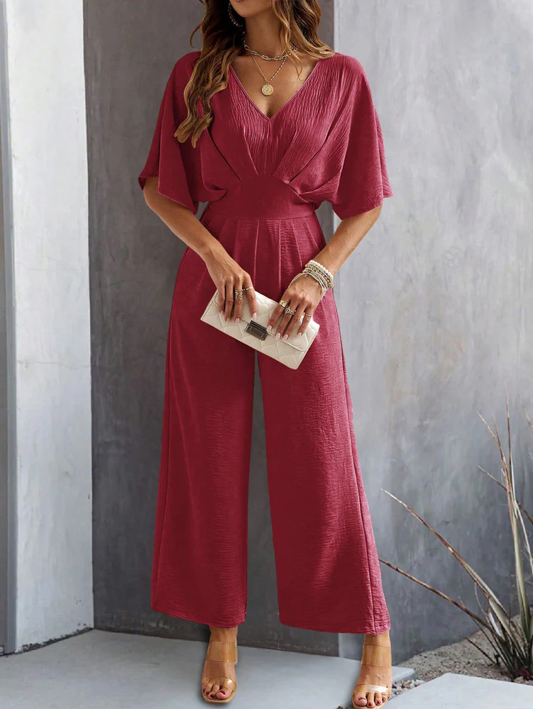 Sangria Sway Wide Leg Jumpsuit - Image 8