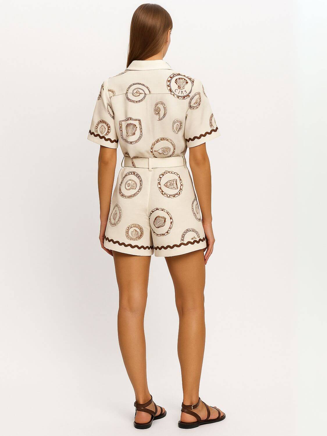 Shell Ciao Front Shirt Romper - Image 6