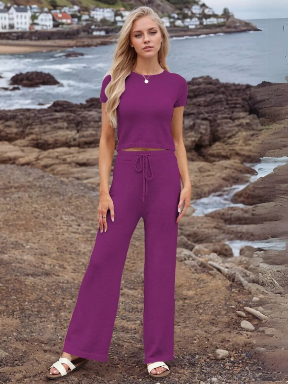 Sicilian Sky Relaxed Matching Set - Image 12